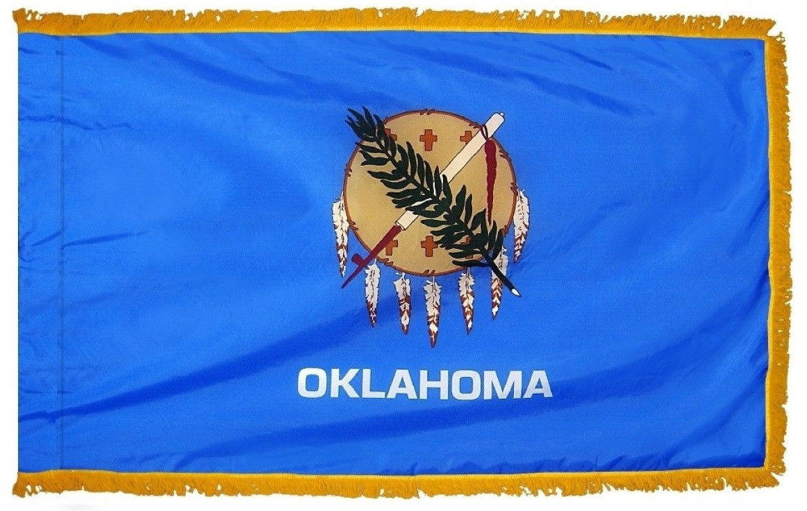 Oklahoma State Flag Indoor 5' x 8'| Oklahoma Flag | State of Oklahoma Flag