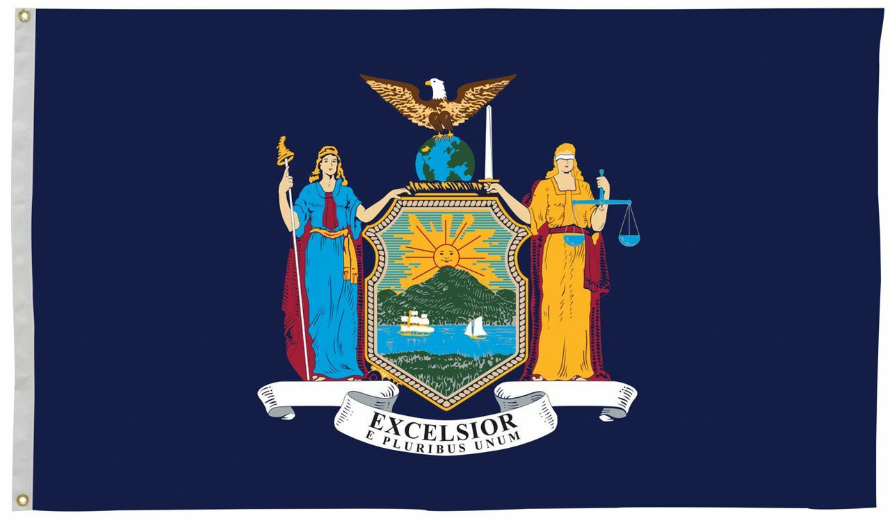 New York State Flag 3' x 5' New York Flag State of New York Flag