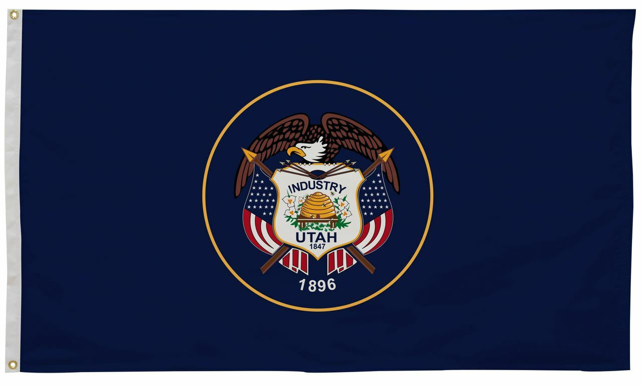 Utah State Flag 6' x 10' Utah Flag State of Utah Flag