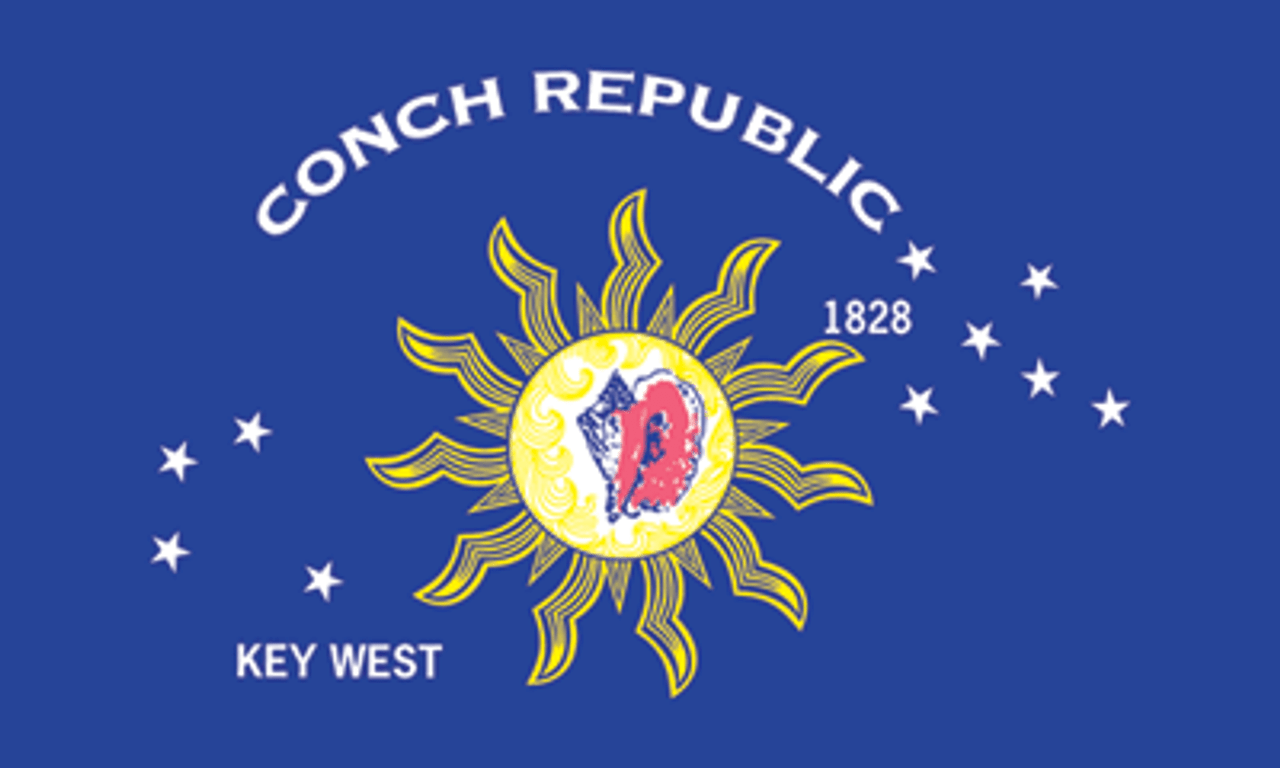Conch Republic Flag 4' x 6' Key West Flag Conch Republic Flag