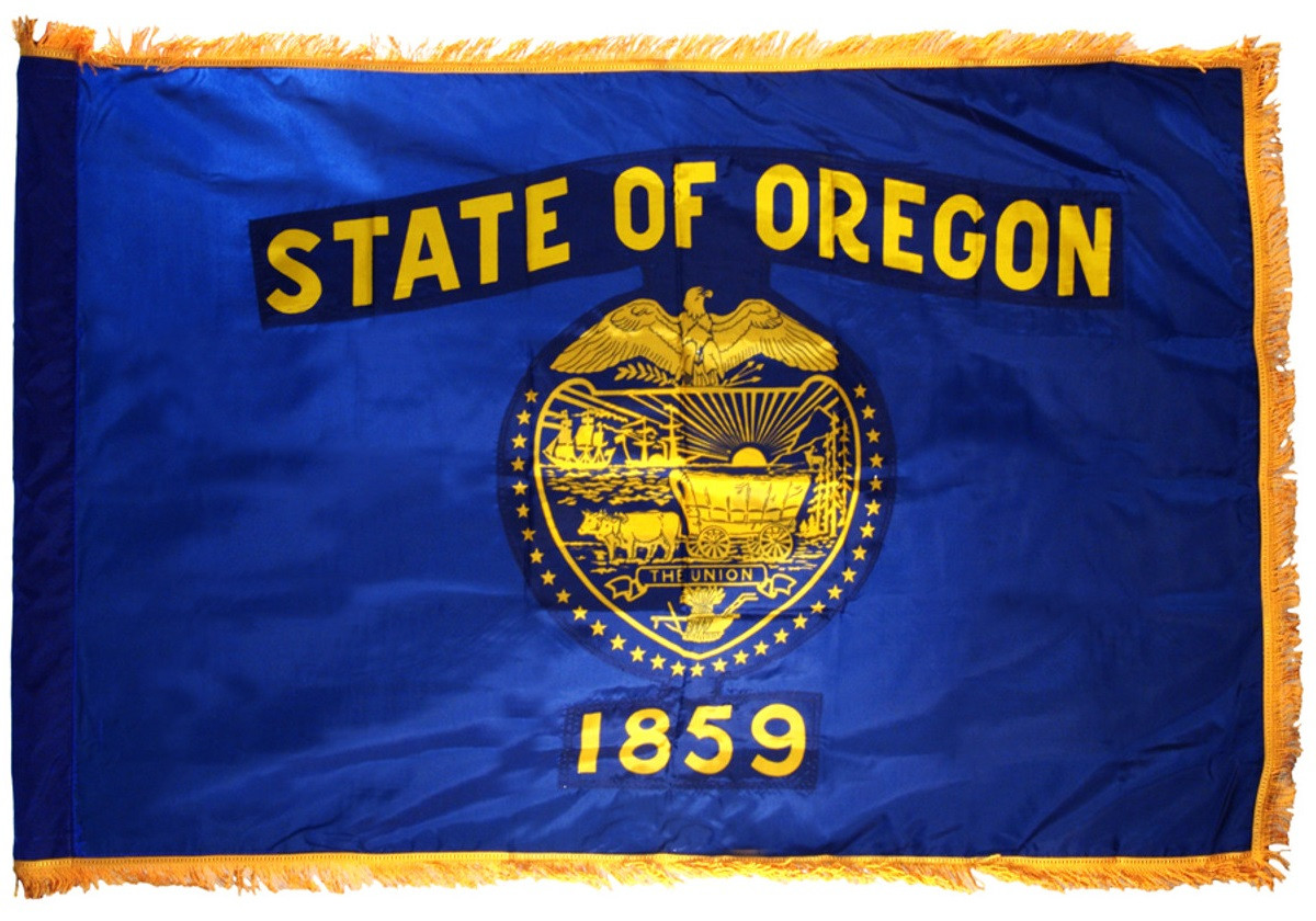 Oregon State Flag Indoor 5' x 8' Oregon Flag State of Oregon Flag