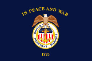 US Merchant Marine 2&rsquo; x 3&rsquo; Printed Nylon Flag | United States Merchant