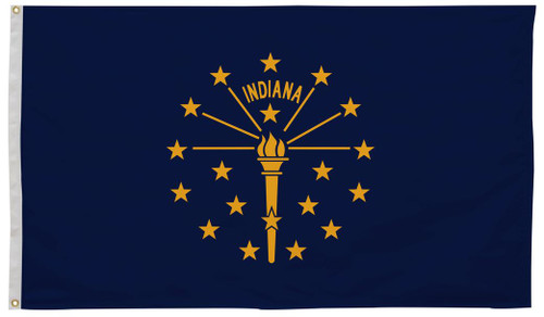 Indiana State Flag 12" x 18"