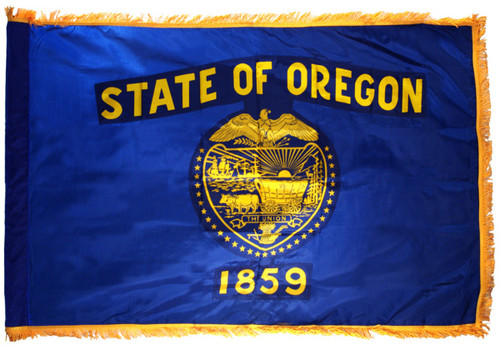 Oregon State Flag Indoor Fringe 3' x 5'