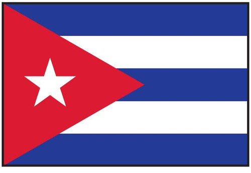 Cuba Flag Printed Nylon