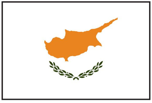 Cyprus Flag Printed Nylon