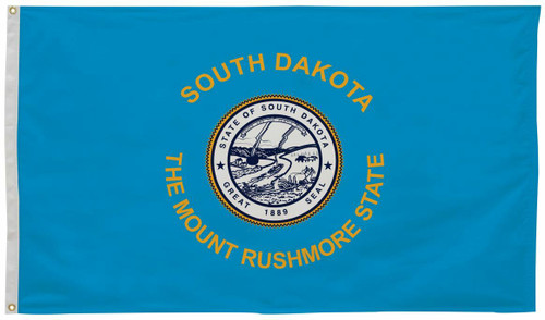 South Dakota State Flag 12" x 18"