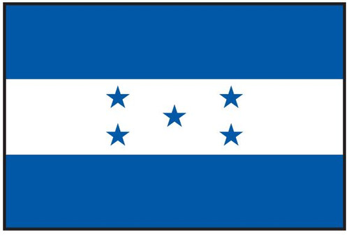 Honduras Flag Printed Nylon