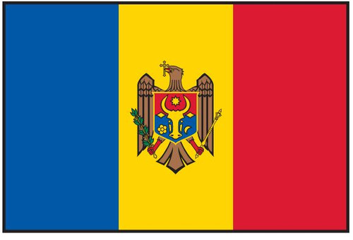 Moldova Flag Printed Nylon