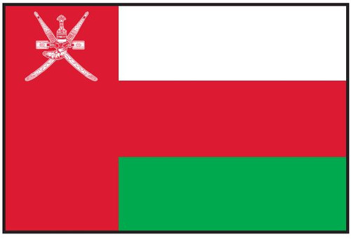 Oman Flag Printed Nylon