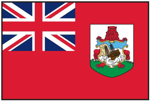 Bermuda Courtesy Flag 12" x 18" Nylon