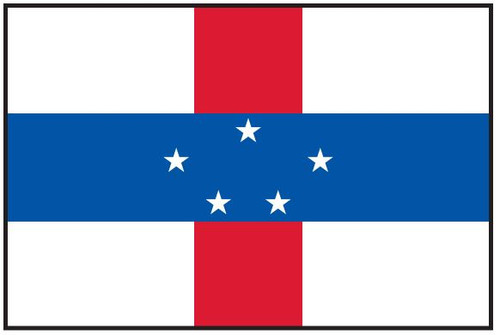 Netherlands Antilles Courtesy Flag 12" x 18" Nylon