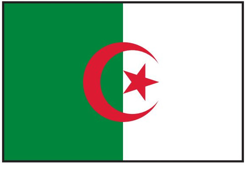 Algeria Flag Printed Nylon
