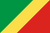 Congo Flag Printed Nylon