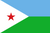 Djibouti Flag Printed Nylon