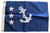 Past Commodore Yacht Club Officer Flag Sewn Applique