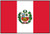 Peru Flag Printed Nylon