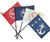 Officer Stick Flags