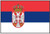 Serbia Flag Printed Nylon