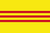 South Vietnam (1948-1975) Flag Printed Nylon