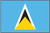 St. Lucia Flag Printed Nylon