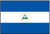 Nicaragua Courtesy Flag  12" x 18" Nylon