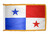 Panama Flag withe pole sleeve and fringe