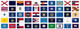 Set of 50 US State Flags