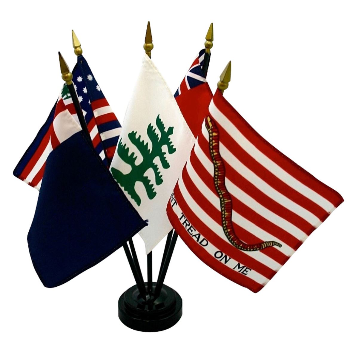 Colonial Desk Top Flag Set Colonial Table Top Flag Set Historic Desk Top Flag Set