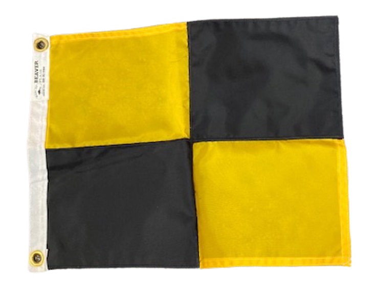 Lima Code Signal Flag Sewn Nylon 18" x 24"