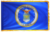 Crown US Air Force Flag Printed Nylon Fringe 3 x 5