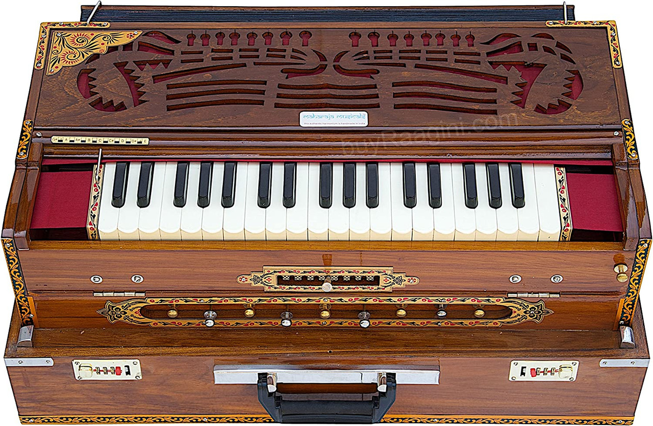 Indian Musical Instrument Harmonium Professional Grade 3 1/2 Octave 9 Stops  Shruti 440hz Yoga Mantra at Rs 13500/piece, Harmonium in Jaipur