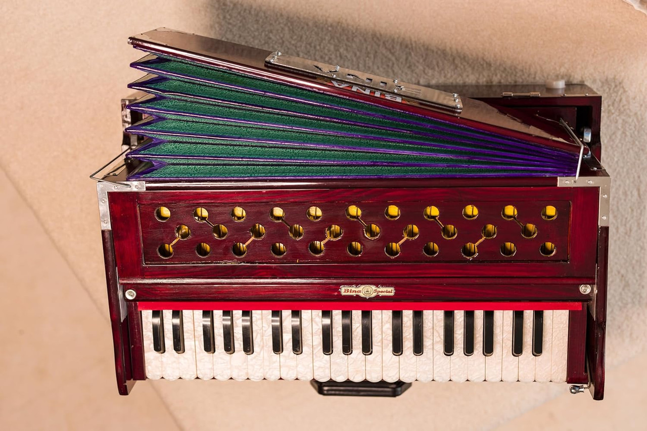 インド鍵盤楽器ハルモニウム(portable bina Harmonium) インド鍵盤楽器ハルモニウム(portable bina Harmonium)
