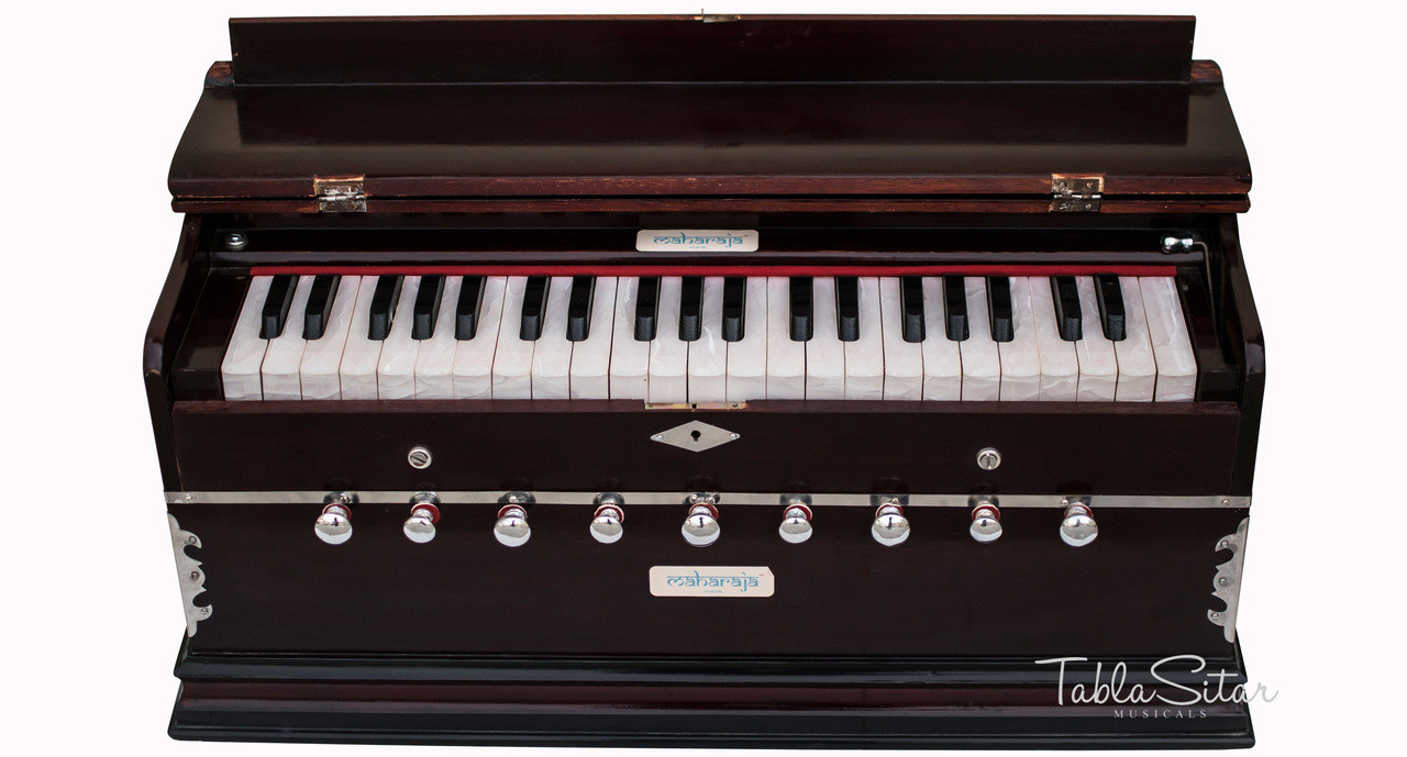 Buy Maharaja Harmonium, A440, 7 stopper, 39 KEYS with book, bag