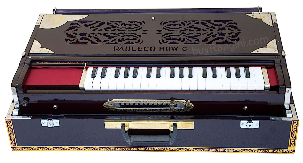 Paul & Co. harmonium, 4 Reeds, 13 Scale changer, coupler, folding, 11