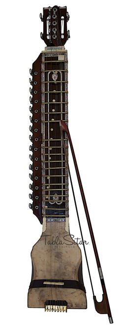 PALOMA swarmandal, dark color, tun wood, 36 strings, tuning