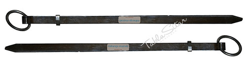 MAHARAJA Steel Plain Chimta/Chimpta Pair - Musical Fire Tongs - DBI