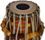 MUKTA DAS Ganesha Chrome Tabla Drum Set, 4KG Copper Bayan