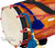 MAHARAJA Punjabi Dhol, Natural Color, Straight, Mango Wood - DBH