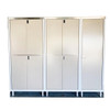 Double Stack and Locker Sandstone Collection - Stainless Steel Shelves 