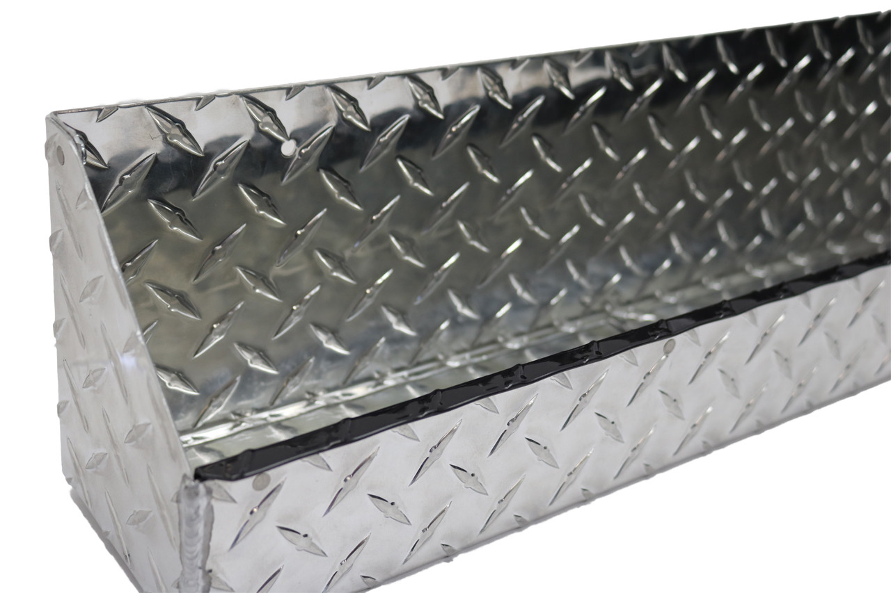 Diamond Plate Oil and Aerosol Tray 24" x 4.5" x 6" Black Accent