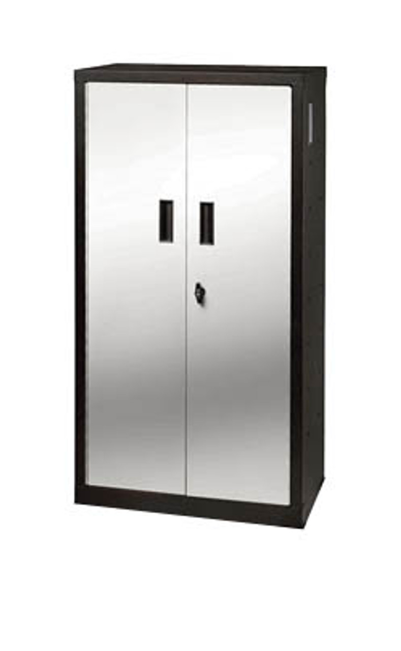 Wall Mount Storage Locker, Stainless Steel Doors