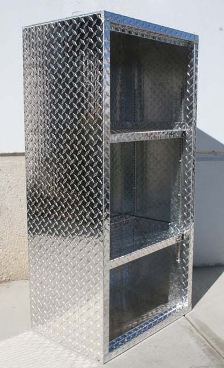 Diamond Plate Locker without Door