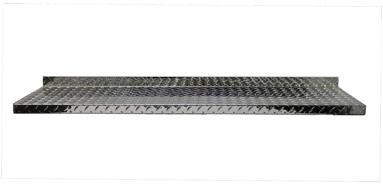 4' Diamond Plate Aluminum Shelf