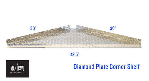 Diamond Plate Corner Shelf 20" Diamond Plate Corner Shelf 20"