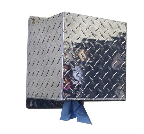 Shop Towel Box Holder, Diamond Plate Shop Towel Box Holder, Diamond Plate