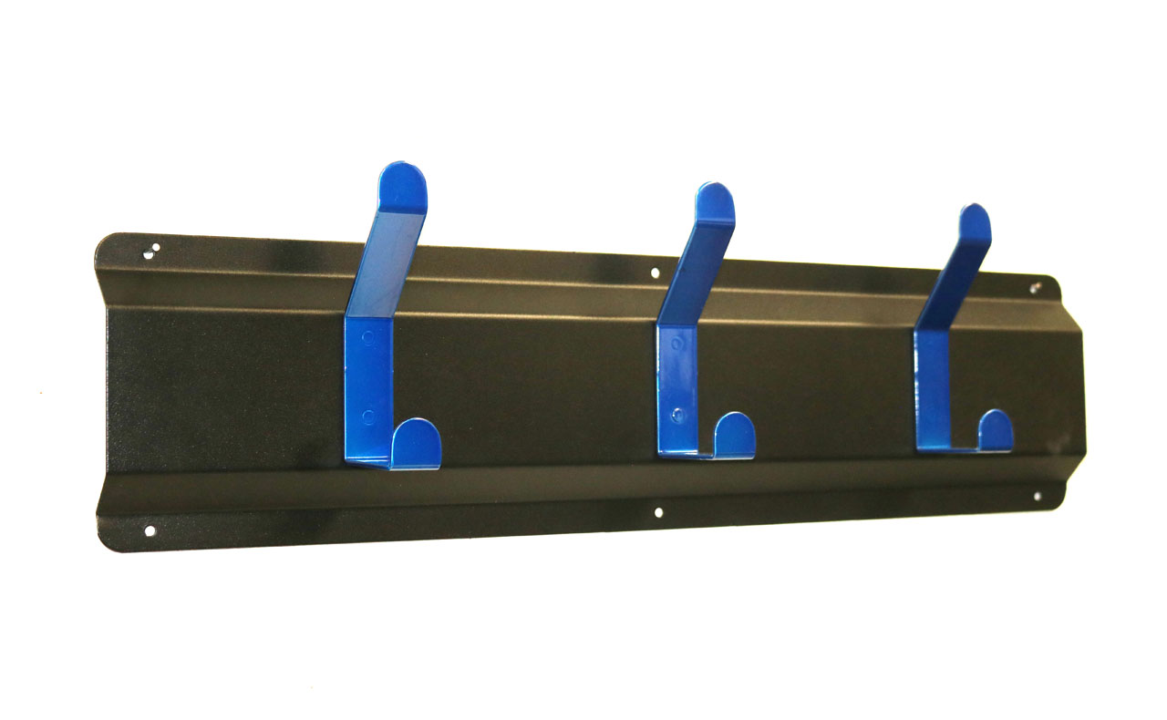 Powder Coated Steel Coat Hanger in Blue