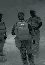 MED ID Patch under thermals (black-hot)