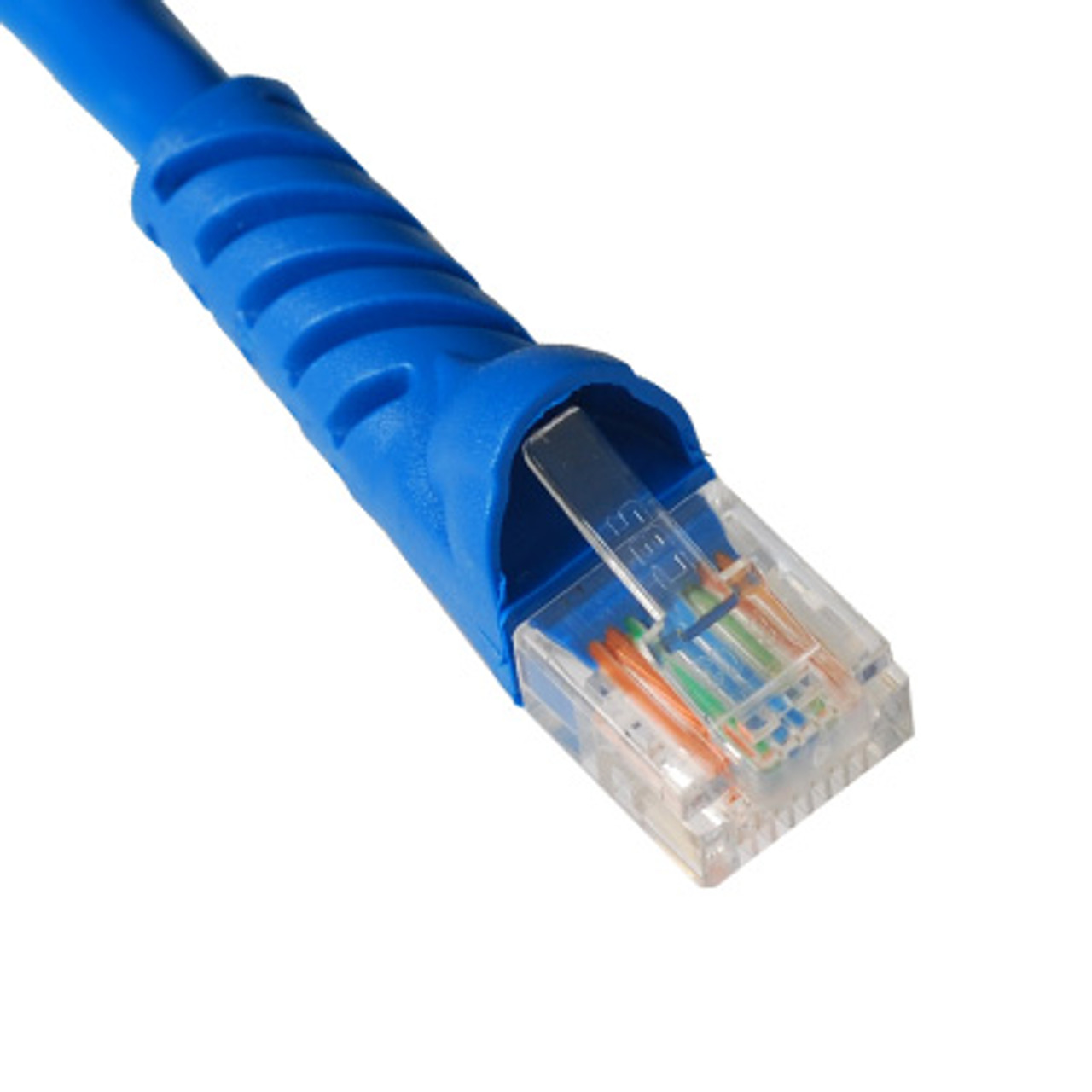 1 FT Booted CAT6 Network Patch Cable - Blue