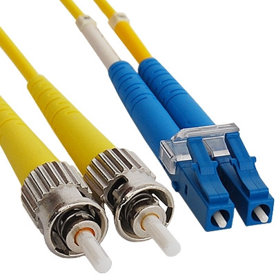LC to ST Patch Cord Fiber Jumpers 1 Meter Singlemode Duplex